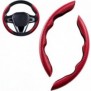 Set of 2 Carbon Fiber Car Steering Wheel Cover