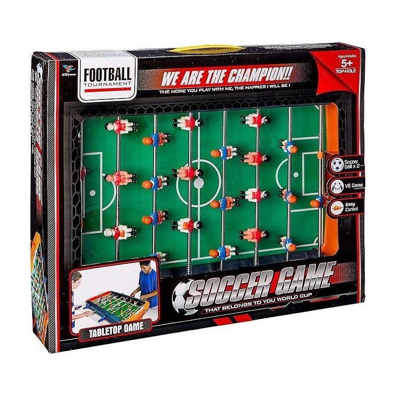 Table Football Desktop Soccer Game Double Control Console Toy Game Air Football