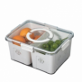 Boite Rangement Frigo, Bac Rangement Frigo Amovible Conteneurs de Stockage