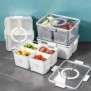 Boite Rangement Frigo, Bac Rangement Frigo Amovible Conteneurs de Stockage