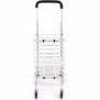 Foldable trolley with wheel, lightweight and stainless steel frame