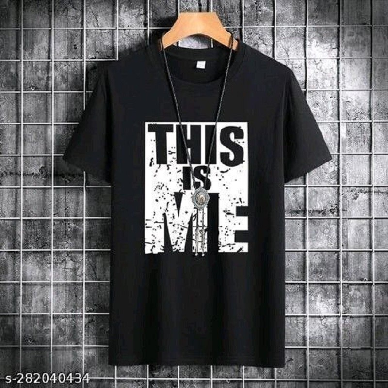 THIS IS ME Black T-shirt with a modern design and unique style