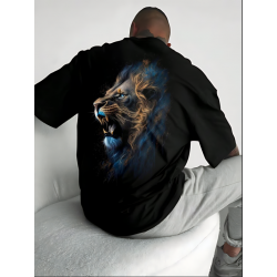 T-shirt Lion Urbain en...