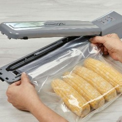 Sacs d'emballage sous vide, rouleaux pour la fabrication de sacs de taille personnalisée et le stockage hermétique des aliments,