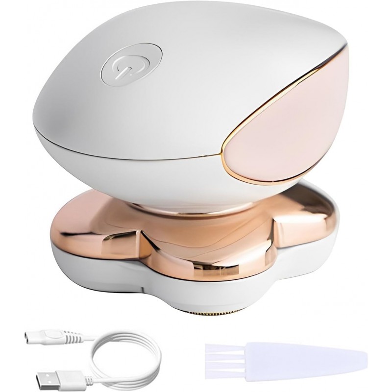 Rasoir électrique sans fil pour femme - Rasoir rechargeable - Rasoir étanche pour femme - Rasoir sans douleur pour les jambes,