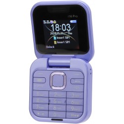 Annadue Téléphone Portable à Rabat 2G, Joli Téléphone Portable Pliable 2G à Gros Boutons débloqué pour Personnes âgées, Double