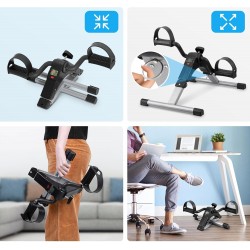 Mini vélo d'exercice Pliable pour Bras et Jambes