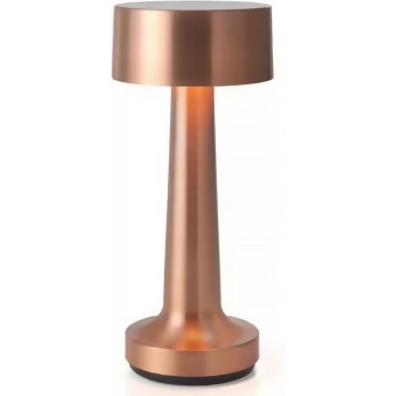 Goliving Lampe de chevet sans fil, lampe de table avec batterie, lampe de chevet tactile à intensité variable en trois niveaux,