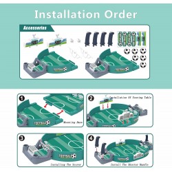 Jouets interactifs de baby-foot, mini jeu de football de table, jeu de société interactif parent-enfant, jeu de football de