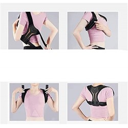 Correcteur de posture réglable Support dorsal Épaule Dos Corset Correction de posture Correcteur postural de la colonne