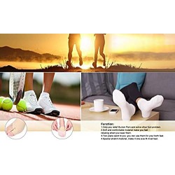 Hallux Valgus Correcteur Bandage Hallux Valgus Chaussettes Balle Bandage contre Marteau Orteil Douleur en Gel pour jour et nuit