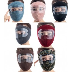 Masque d'hiver coupe-vent en peluche épaisse pour cyclisme, protection contre le froid, cadeau d'hiver chaud pour la famille,