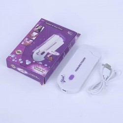 Épilateur rechargeable au laser pour femme Épilateur lisse au toucher Épilation instantanée sans douleur Capteur de rasoir -