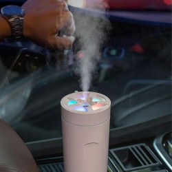 Humidificateur d'air de Voiture, Humidificateur de Purification d'air Automatique Rechargeable par USB de 300 ML, Petit