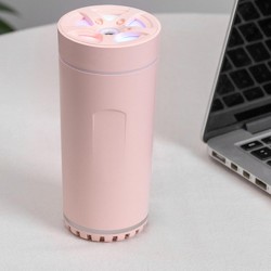 Humidificateur d'air de Voiture, Humidificateur de Purification d'air Automatique Rechargeable par USB de 300 ML, Petit