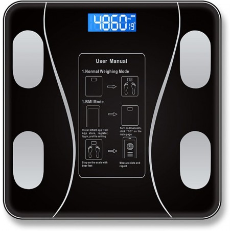 SUKORI Balance Pese Personne Smart Weighing Scale Bluetooth-Compatible Electronic Intelligent Weight Loss Body Fat Scale