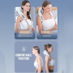 Masseur De Cou Et D'Épaule Avec La Chaleur, Shiatsu Back Shoulder Et Neck Massager, Neck Massager Pour Le Soulagement De La