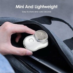 Zao Mini rasoir électrique pour homme 2023 - Rasoir électrique portable de poche lavable humide et sec - Mini rasoir USB pour la