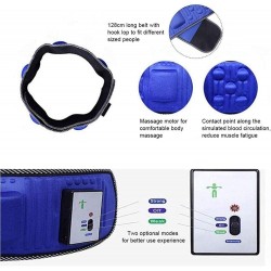 Vibration Ceinture Massage électrique, régime Ceinture Musculaire Abdominale, équipement sans Fil, Massage Musculaire, Perte