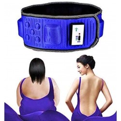 Vibration Ceinture Massage électrique, régime Ceinture Musculaire Abdominale, équipement sans Fil, Massage Musculaire, Perte