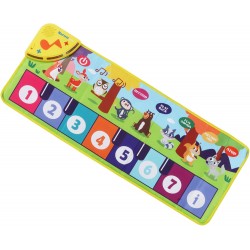 Tapis de Musique pour bébé, Sons d'animaux Tapis de Jeu pour Clavier de Musique avec Manuel en Anglais pour Une Utilisation en