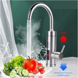 KOZWAY Robinet d'eau instantané sans réservoir, Chauffe-Eau Instantané Eau, Chauffe-Eau Instantané Robinet Robinet, Cuisine Eau