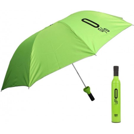 ULTNICE Parapluie pour Bouteille de Vin Compact Petite Bouteille Pliante Parapluie Soleil Protection UV Parapluie Camping en