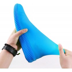 Paire de chaussures de protection imperméables en silicone - Chaussures de protection en silicone imperméables et réutilisables