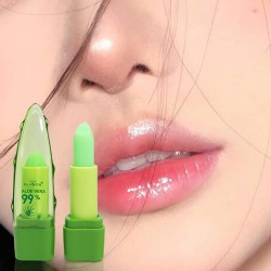 Aloe Verà Baume à lèvres Gloss à lèvres avec effet changement de couleur Magic Temperature Baume à lèvres pour femmes 3,5 g