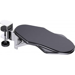 Dickly Accoudoir D'ordinateur Ergonomique pour Bureau, Repose-coude pour Table Bureau Chaise Bureau Maison, Pliable