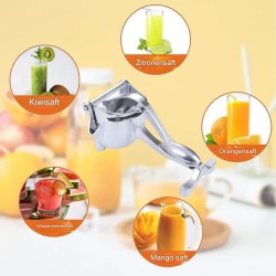 HAPPOW Presse-agrumes manuel en alliage d'aluminium, presse-fruits, presse-agrumes, presse-oranges manuel, presse-fruits