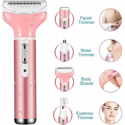 Épilation Femme | Rasoirs d'épilation - Rasoir électrique portable 4 en 1 pour femme pour les aisselles, les jambes, les bras et