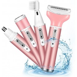 Épilation Femme | Rasoirs d'épilation - Rasoir électrique portable 4 en 1 pour femme pour les aisselles, les jambes, les bras et