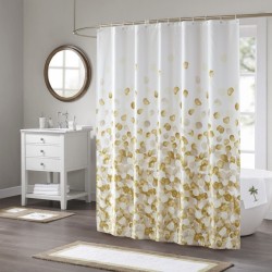 RIDEAU DE DOUCHE PETAL JAUNE