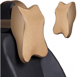 Repose Tete Voiture, coussins de soutien de cou en mousse à mémoire de forme, oreillers cervicaux respirants pour la conduite,