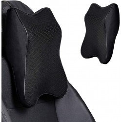Repose Tete Voiture, coussins de soutien de cou en mousse à mémoire de forme, oreillers cervicaux respirants pour la conduite,