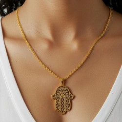 Stainless steel necklace–...