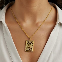 Stainless steel necklace–...