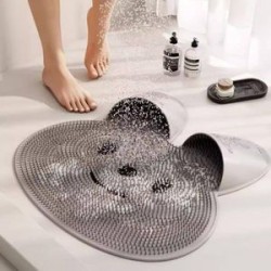 Silicone bath mat for bathroom