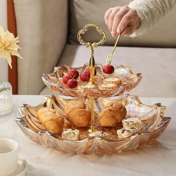 Assiette à fruits en verre...