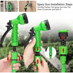 Retractable garden hose