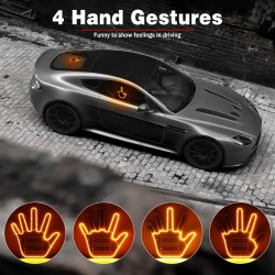 Car LED gesture light