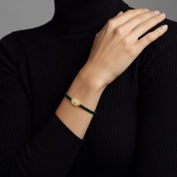 تألق أخضر ذهبي – سوار منسوج...