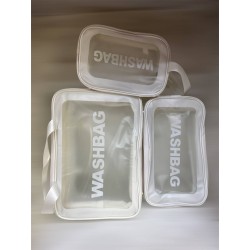 Set of 3 transparent...