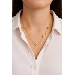 Collier Floral Élégant