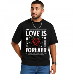 T-shirt graphique 'L'amour...