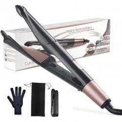 2-in-1 Hair Curler and...