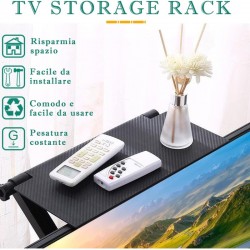 Adjustable TV Storage Rack