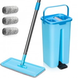Magic Flat Mop & Bucket -...