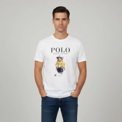 T-shirt graphique ours Polo...